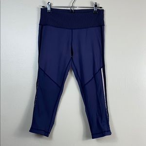 Lululemon Capri leggings deep purple size 6